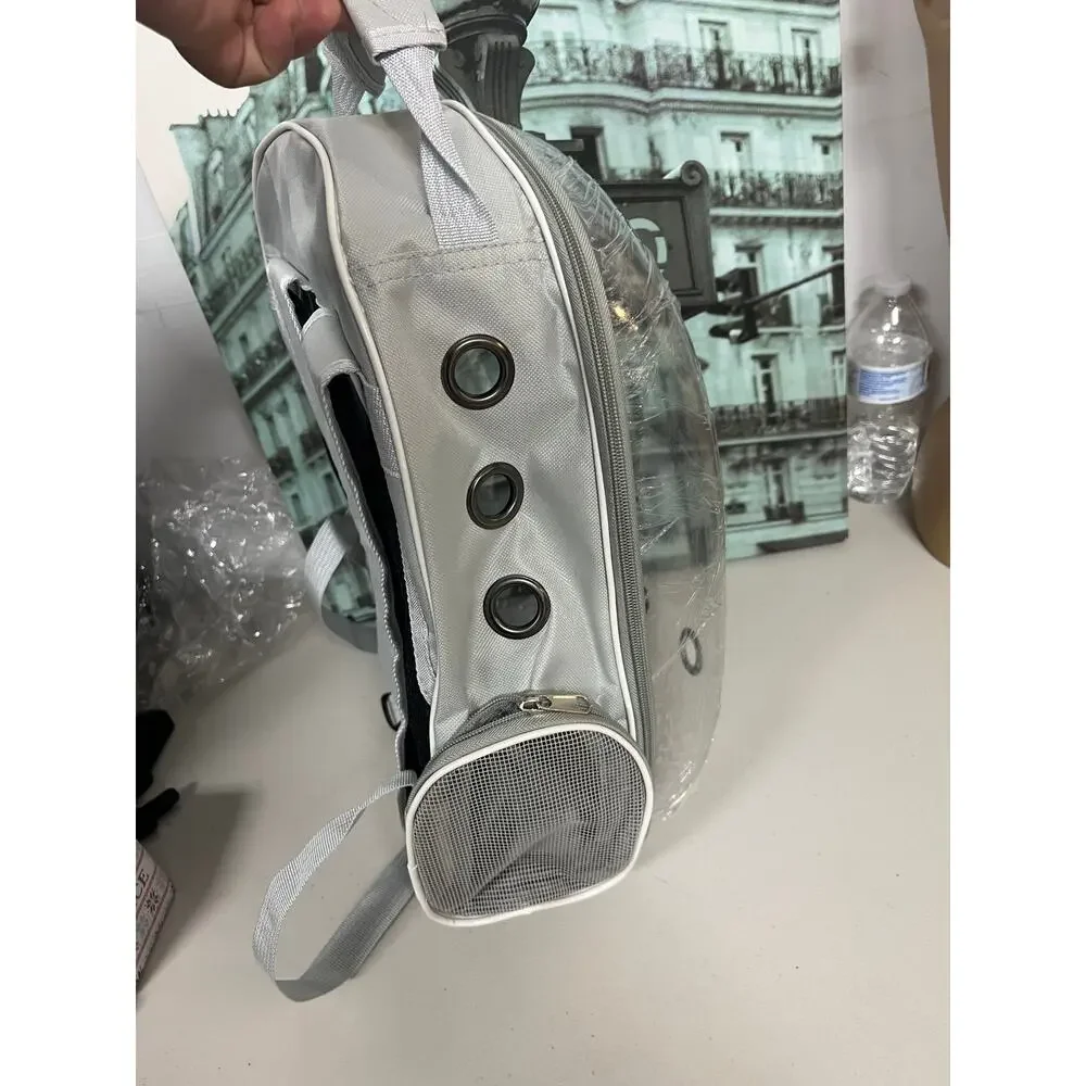 Clear View Space Capsule Pet Carrier Backpack